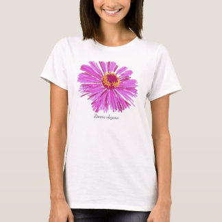 《植物》百日草のティー Tシャツ