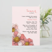 《植物》百日草の集りの招待状 招待状 (スタンド正面)