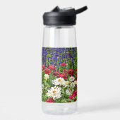 《植物》百日草アンドブルーサルビアガーデンフローラ ウォーターボトル (左面)