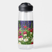 《植物》百日草アンドブルーサルビアガーデンフローラ ウォーターボトル (正面)