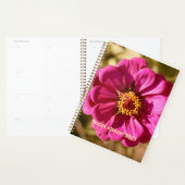 《植物》百日草エレガンスパーソナライズされた プランナー手帳 (ディスプレー)