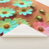 《植物》百日草エレガンス花 シェルパブランケット (3/4)