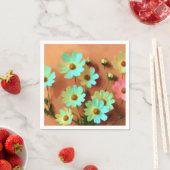 《植物》百日草エレガンス花 スタンダードカクテルナプキン (インサイチュ)