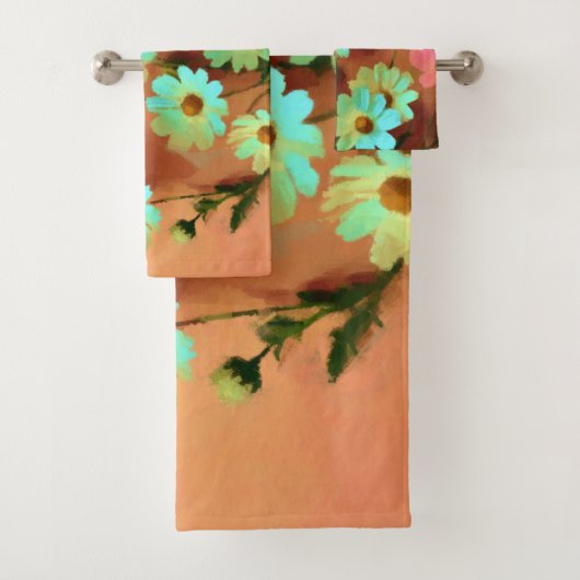 《植物》百日草エレガンス花 バスタオルセット (インサイチュ)