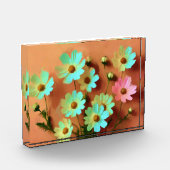 《植物》百日草エレガンス花 フォトブロック (左)