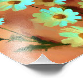 《植物》百日草エレガンス花 フォトプリント            (角)