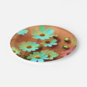 《植物》百日草エレガンス花 ペーパープレート (アングル)