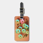 《植物》百日草エレガンス花 ラゲッジタグ (正面縦)