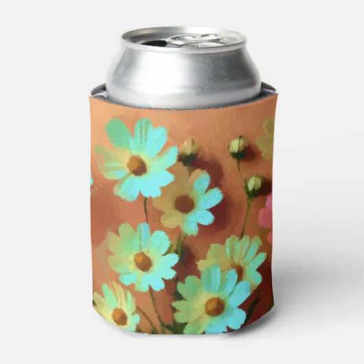 《植物》百日草エレガンス花 缶クーラー (缶正面)