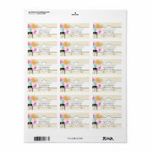 《植物》百日草カラフルズメイソンジャールワイルドフラワー結婚ズ ラベル (フルシート)