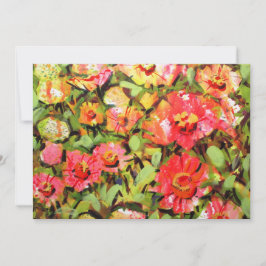 《植物》百日草パターン#181020 ノートカード