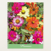 《植物》百日草フラワーガーデンフローラ プランナー手帳 (正面)