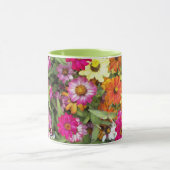 《植物》百日草フラワーガーデンフローラ マグカップ (中央)