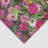 《植物》百日草フラワーガーデンフローラ 薄葉紙 (詳細)