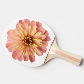 《植物》百日草フローラ花自然写真両面プリント 卓球ラケット (横)