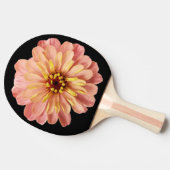 《植物》百日草フローラ花自然写真両面プリント 卓球ラケット (横)