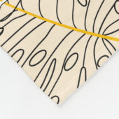 植物、、花を使葉用したシームレスな背景 フリースブランケット (角)