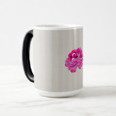 植物,花,花,花,ピンク,マゼンタ,フォント,パターン モーフィングマグカップ (正面左)