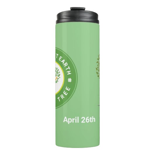 植物Aの木救:母地球アーバーの日4月26日 タンブラー (正面)