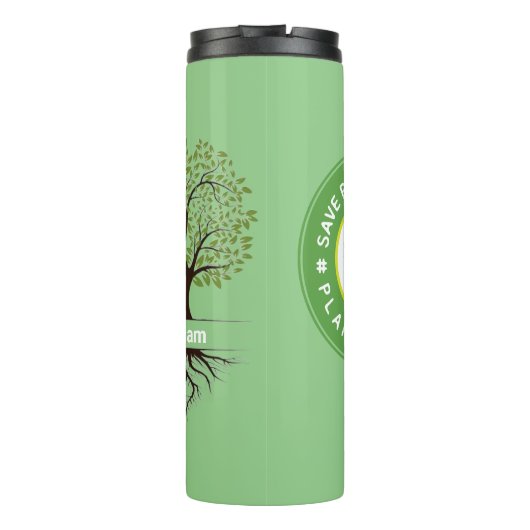 植物Aの木救:母地球アーバーの日4月26日 タンブラー (裏面)