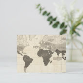 植生の地理的分布 ポストカード (スタンド正面)