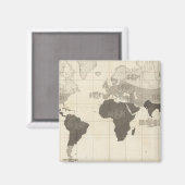 植生の地理的分布 マグネット (正面/裏面)