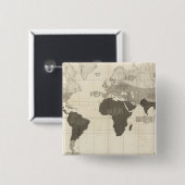 植生の地理的分布 缶バッジ (正面&裏面)