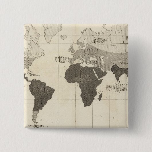 植生の地理的分布 缶バッジ (正面)