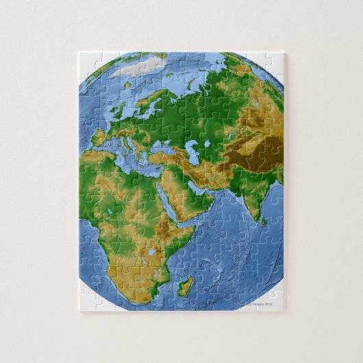 植生マップ3 ジグソーパズル (縦)