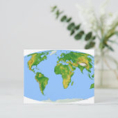 植生マップ4 ポストカード (スタンド正面)