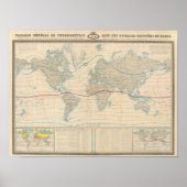 植生世界地図 ポスター (正面)