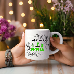 植考え物がもっと要る ツートーンマグカップ