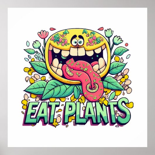 植食べ物 ポスター (正面)