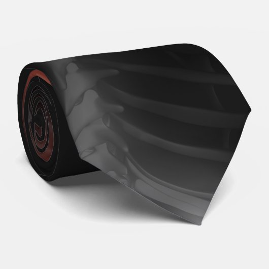 椎骨のデジタルアートワークのカイロプラクティックのタイ ネクタイ (ロール)
