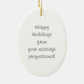 椎骨の引くこと セラミックオーナメント (裏面)