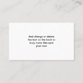 椎骨スケッチ 名刺 (裏面)