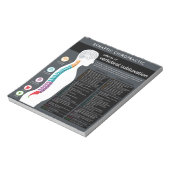 椎骨亜脱臼チャートの配布資料の効果 ノートパッド (回転)