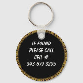 検もし出 キーホルダー (正面)