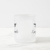 検事おもしろい贈与アイディア フロストグラスマグカップ (中央)