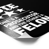 検事とフェロン有権者おもしろい政治 フォトプリント            (角)