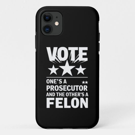 検事とフェロン有権者おもしろい政治 Case-Mate iPhoneケース (裏面)