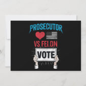 検事vsフェロン投票 招待状 (正面)