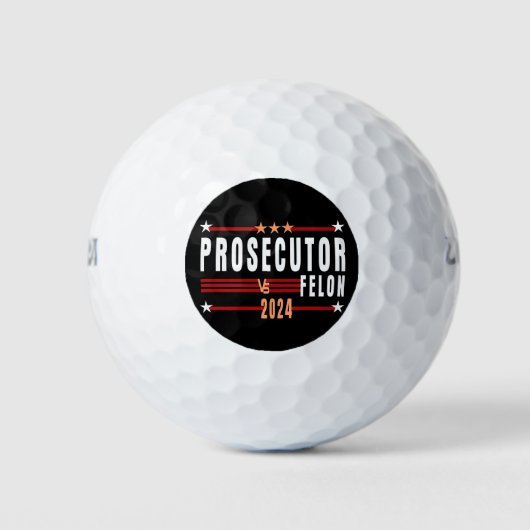 検事vsフェロン2024ゴルフボール ゴルフボール (正面)