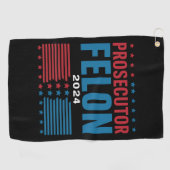 検事vsフェロン2024 ゴルフタオル (横)