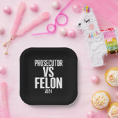 検事vsフェロン2024 ペーパープレート (パーティー)