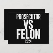 検事vsフェロン2024 ポストカード (正面/裏面)