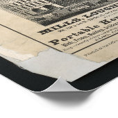 検体分数通貨広告主d.1867 ポスター (角)