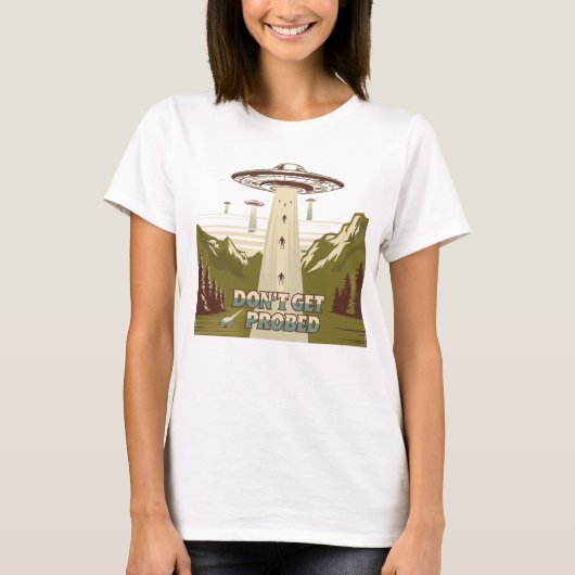 検出されない – エイリアンの遭遇 Tシャツ (正面)