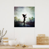 検出プリント ポスター (キッチン)