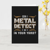 検出装置検出金属検出ギフトアイディア カード (黄色い花)